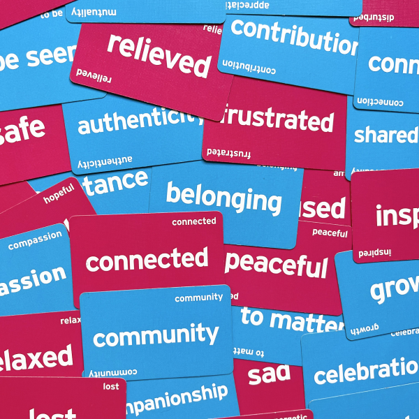 cards of feelings and needs